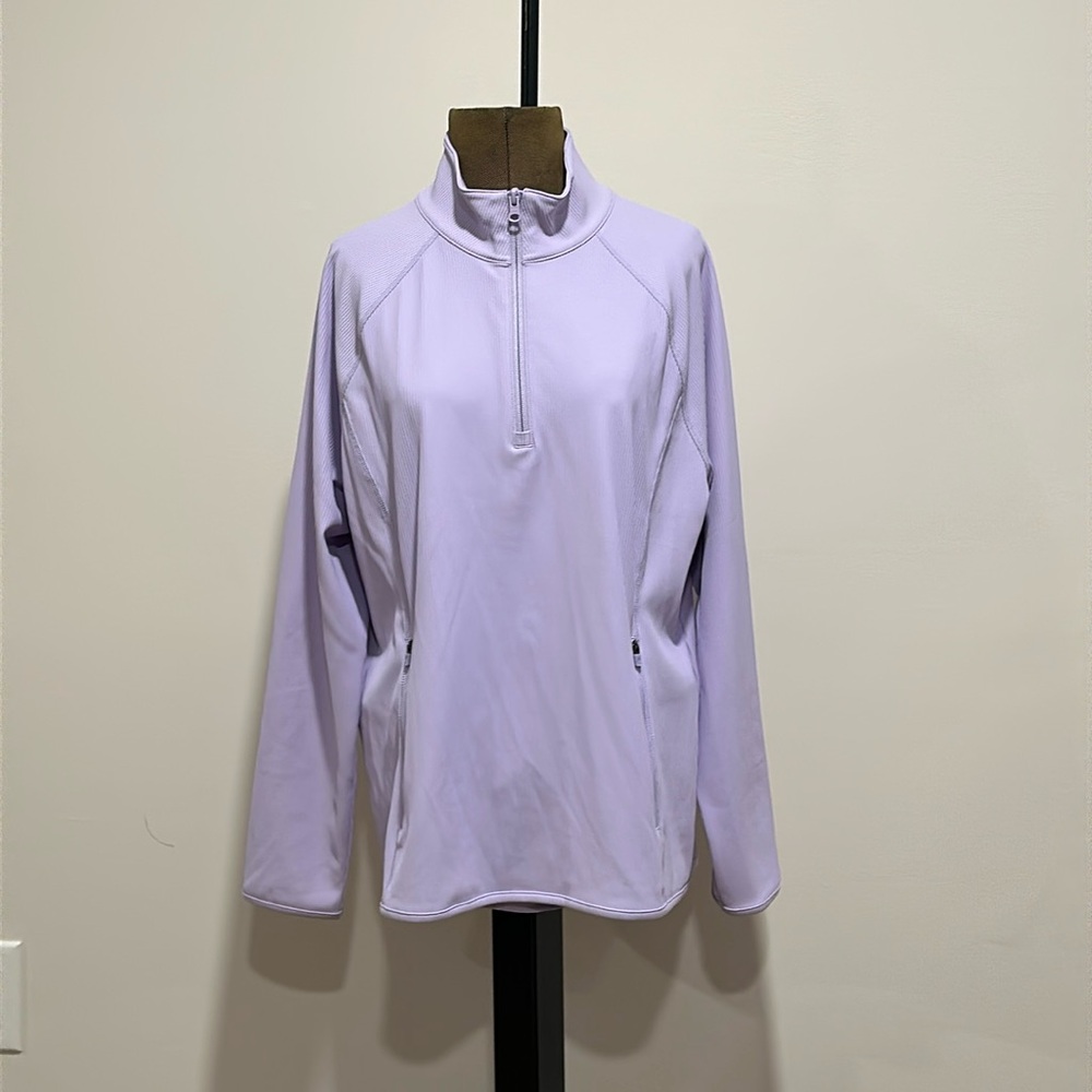 Talbots Sweatshirt Womens Zip Pullover Top Size XL. Activewear Athleisure Active